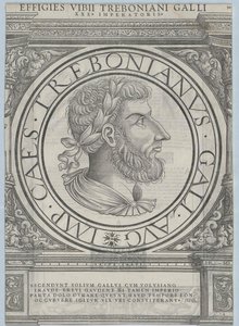 Římský císař Trebonianus Gallus (tisk) od Rudolph Wyssenbach