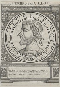 Západořímský císař Libius Severus (tisk)