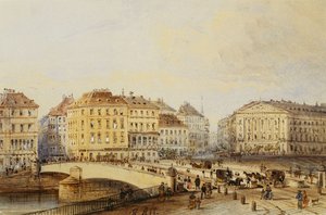 Ferdinandův most od Rudolf von Alt