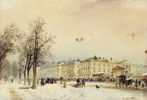 Severní nádraží, Vídeň; Severní nádraží, Vídeň, 1852 od Rudolf von Alt