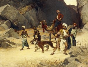 Hon na tygra, 1896 od Rudolphe Ernst