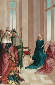 Votivní tabulka se sv. Anna Selbdritt a svatí Leopold, Ulrich a Andreas od Rueland Frueauf d. J.