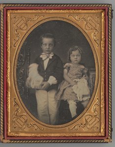 Portrét chlapce a dívky bez názvu, 1855. od Rufus Anson