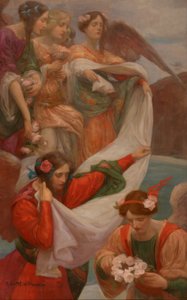 Sestupující andělé od Rupert Bunny