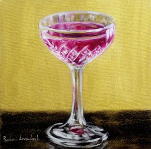 Dámský přípitek, 2025 (olej na plátně) od Ruslana Levandovska