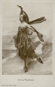 Anna Pavlova, ruská primabalerína (č/b foto) od Russian Photographer