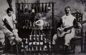 Ivan Radunsky a Felix Kortezi, ruské cirkusové klaunské duo známé jako Bim-Bom od Russian Photographer