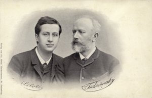 Portrét Silotiho a Čajkovského od Russian Photographer