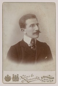 Portrét malíře Leona Baksta (1866-1924) od Russian Photographer