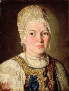 Portrét ženy v ruském kostýmu, 1769