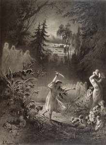 Hrozná pomsta, 1874 od Russian School