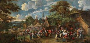 Vesnická pouť, 1700 um. od Rutger Verburgh