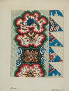 Prošívaný přehoz, c. 1936.