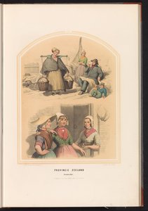Tradiční kostým Arnemuiden v Zeelandu, 1857 Provincie Zeeland. Arnemuiden / XX (název na objektu)