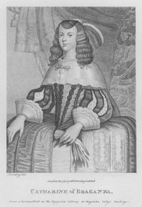 Kateřina z Braganzy (rytina) od S. (after) Harding