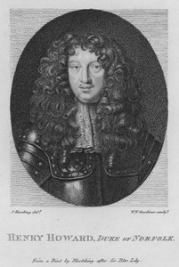 Henry Howard, vévoda z Norfolku (rytina) od S. (after) Harding