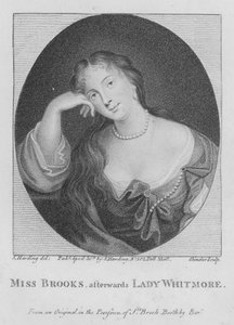 Slečna Brooksová, poté Lady Whitmore (rytina)