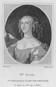 Paní Hydeová, poté Lady Rochester (rytina)