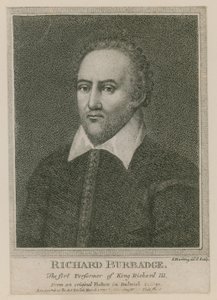 Richard Burbadge, první představitel krále Richarda III od S. Harding