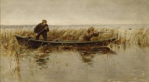 Hon na kachny, druhá polovina 19. století od S. Silvanovich