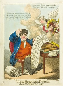 John Bull ve svých studiích od S. W. Fores
