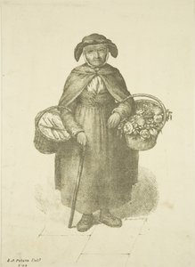 Old Kingswood Flower Seller, c.1828 od S. or D. A. Peters