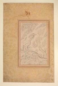 Drak a mraky, ca. 1600. od Sadiqi Beg.