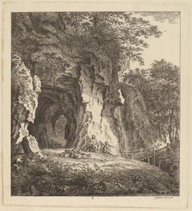 Dva pastýři ve skalnaté krajině, 1764.