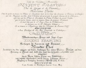 Titulní strana deváté části od Salomon Kleiner