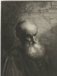 Portrét starého muže s plnovousem od Salomon Savery