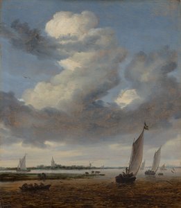 Pohled na Beverwijk od Wijkermeer od Salomon van Ruysdael