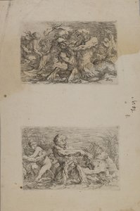 (Série figurek) Říční bohové bojují od Salvator Rosa