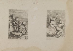 (Série figurek) Tři vojáci od Salvator Rosa