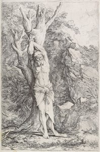 Albert (trpící pokáním, které si sám uložil) od Salvator Rosa