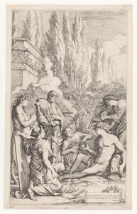 Genius van Salvator Rosa od Salvator Rosa
