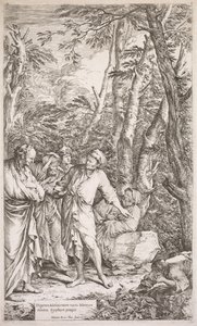 Diogenes a jeho pohár od Salvator Rosa
