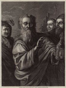 Diogenes hledá čestného muže od Salvator Rosa