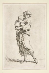 Rozmanitá figurka (Suita) od Salvator Rosa