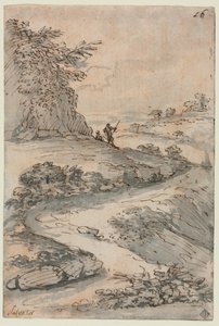 Postavy na klikaté cestě od Salvator Rosa