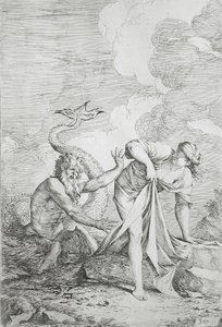 Glaukos a Skylla od Salvator Rosa