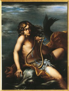 Itálie, Arion na delfínu od Salvator Rosa
