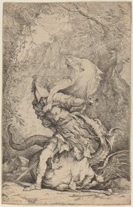 Jason a drak od Salvator Rosa