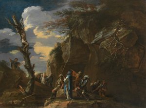 Polykratovo ukřižování od Salvator Rosa