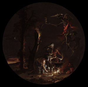 Scény čarodějnictví: Večer, c. 1645-1649.