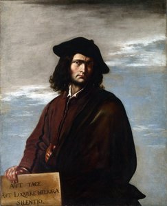 Autoportrét, cca 1645 (olej na plátně) od Salvator Rosa