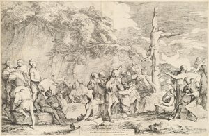 Ukřižování Polykrata od Salvator Rosa