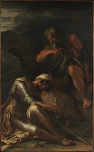 Aeneův sen od Salvator Rosa