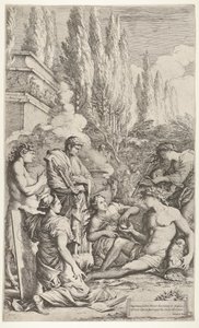 Génius Salvator Rosa, ca. 1662. od Salvator Rosa