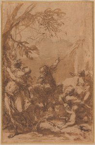 Výživa Jupitera od Salvator Rosa