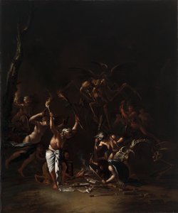 Čarodějnický sabat od Salvator Rosa